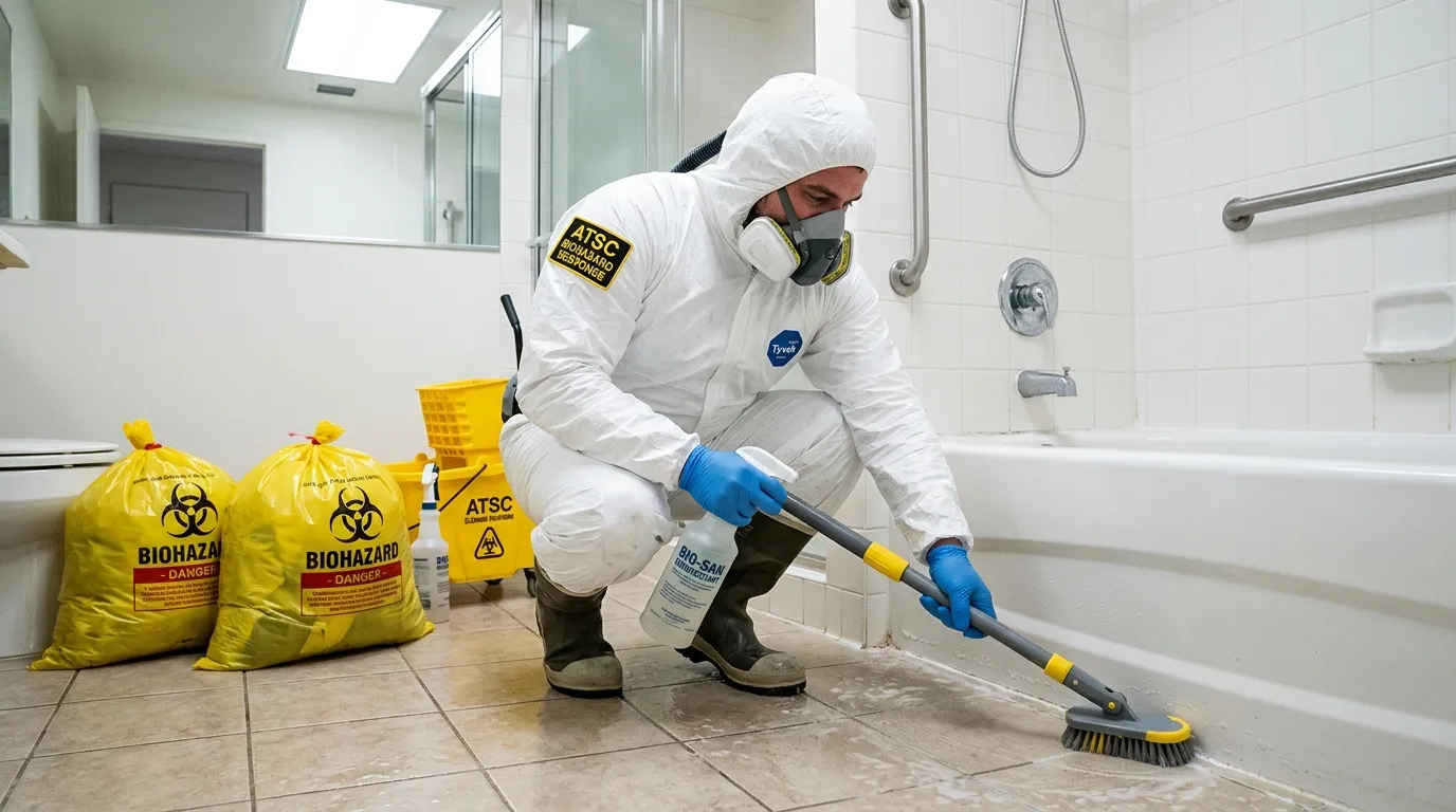 Decontamination equipment deployed for Blood Cleanup in Park Forest